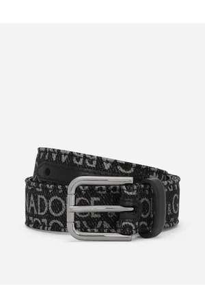 Dolce & Gabbana Cinturón De Nailon Estampado - Hombre Accesorios Tela L