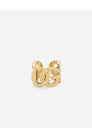 Dolce & Gabbana Anillo Con Logotipo Dg - Mujer Bisutería Metal S