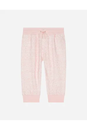Dolce & Gabbana Pantalón De Chándal En Punto Con Estampado Logomania - Hombre Pantalones Largos Y Cortos Punto 3/6 Months