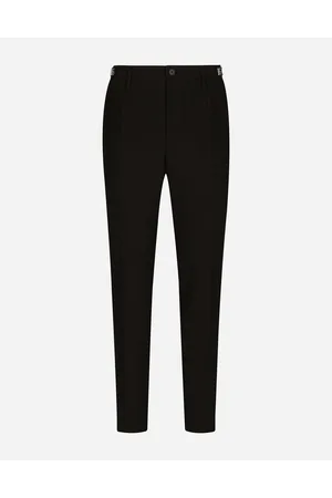 Dolce & Gabbana Pantalón De Tejido Técnico Con Logotipo Dg De Metal - Hombre Pantalones Largos Y Cortos Tela 46