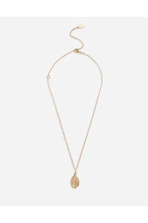 Dolce & Gabbana Necklace With Virgin Mary Medallion - Joyas Dorado Metal Onesize