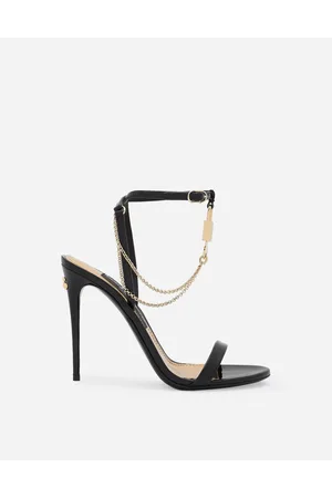 Dolce & Gabbana Sandalia De Charol - Mujer Sandalias Y Cuñas Piel 36