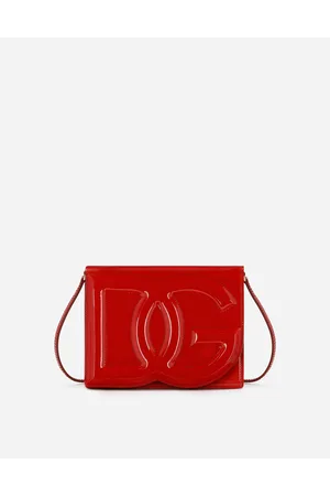 Dolce & Gabbana Bolso Bandolera De Charol Con Logotipo - Mujer Bolsos Al Hombro Y Bandoleras Piel Onesize