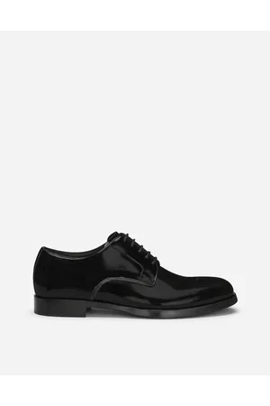 Dolce & Gabbana Derby En Piel De Becerro Brillante - Hombre Con Cordones Piel 40