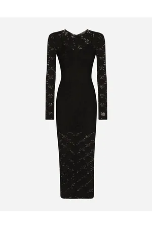 Dolce & Gabbana Vestido Largo De Encaje - Mujer Vestidos 36