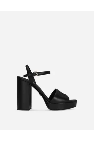 Dolce & Gabbana Sandalia De Plataforma En Piel De Becerro - Mujer Sandalias Y Cuñas Piel 39