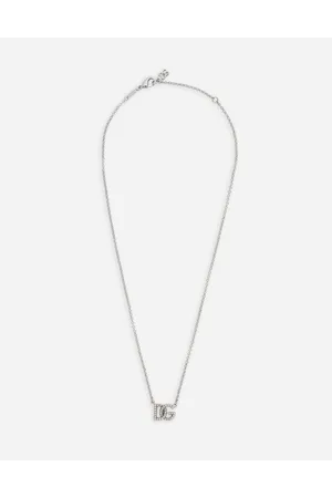Dolce & Gabbana Collar De Cadena Con Logotipo Dg - Hombre Bisutería Metal Onesize