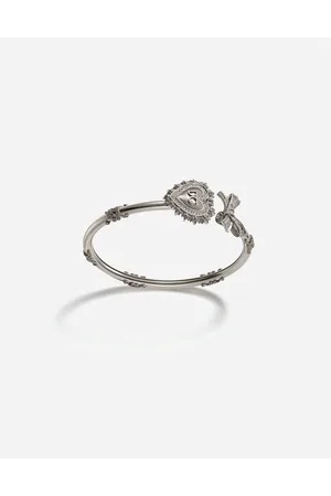 Dolce & Gabbana Devotion Bracelet In White Gold With Diamonds - Mujer Pulseras Blanco S