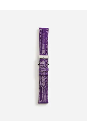 Dolce & Gabbana Alligator Strap With Buckle And Hook In Steel - Mujer Correas De Reloj Onesize