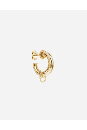 Dolce & Gabbana Pendiente Rainbow Alphabet De Amarillo 18 Kt - Mujer Pendientes Dorado Onesize
