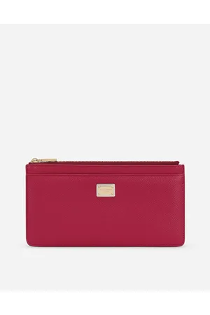 Dolce & Gabbana Tarjetero Grande En Piel De Becerro Dauphine - Mujer Monederos Y Marroquinería Piel Onesize