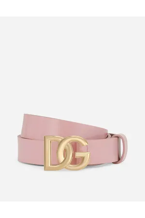 Dolce & Gabbana Cinturón De Charol Con Logotipo Dg - Mujer Accesorios Piel M