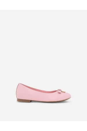 Dolce & Gabbana Patent Leather Ballet Flats With Metal Dg Logo - Mujer Zapatos (24-38) Piel 28