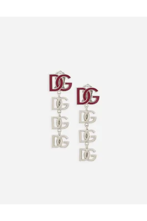 Dolce & Gabbana Pendientes Largos Con Multilogotipo Dg Bicolor - Mujer Bisutería Metal Onesize