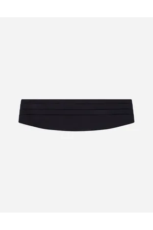 Dolce & Gabbana Ceinture De Smoking En Satin De Soie - Hombre Corbatas Y Pañuelos Azul Seda 44
