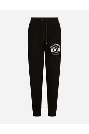 Dolce & Gabbana Pantalón De Chándal En Punto Con Estampado Del Logotipo Dg - Hombre Pantalones Largos Y Cortos Punto 48