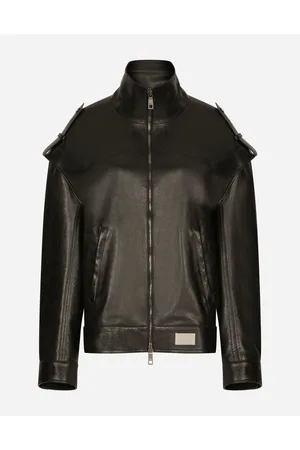 Dolce & Gabbana Cazadora Oversize En Piel De Toro - Mujer Abrigos Y Chaquetones Piel 42