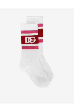 Dolce & Gabbana Calcetines De Punto Elástico Con Logotipo Dg - Hombre Accesorios Multicolor Algod�n S