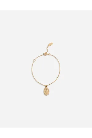 Dolce & Gabbana Pulsera Con Medalla De La Virgen - Joyas Dorado Metal Onesize