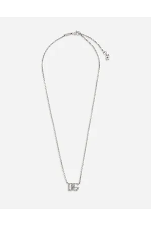 Dolce & Gabbana Collar De Cadena Con Logotipo Dg - Hombre Bisutería Metal Onesize