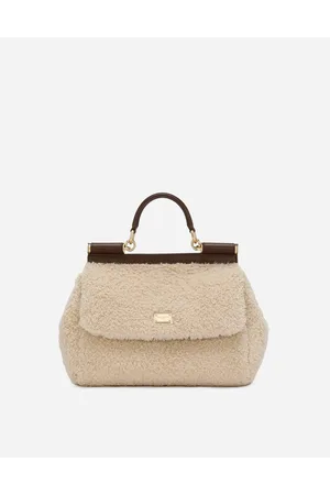 Dolce & Gabbana Bolso De Mano Sicily Grande - Mujer Bolsos De Mano Marr�n Tela Onesize