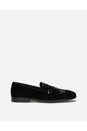 Dolce & Gabbana Slipper De Terciopelo - Hombre Mocasines Y Mocasines Driver 40