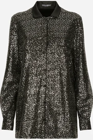 Dolce & Gabbana Camisa De Lentejuelas - Mujer Camisas Y Tops Multicolor 36