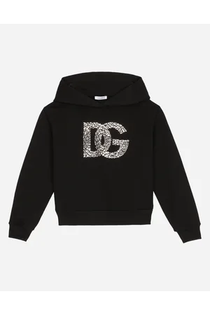 Dolce & Gabbana Sudadera De Punto Con Capucha Y Logotipo Dg - Mujer Camisetas Y Sudaderas 4 Years