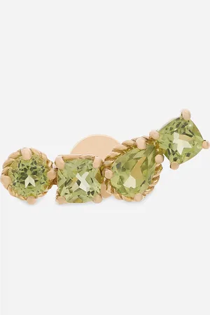 Dolce & Gabbana Pendiente Anna En Oro Amarillo De 18 Kt Con Peridotos - Mujer Pendientes Onesize