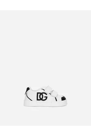 Dolce & Gabbana Zapatilla Portofino En Piel De Becerro - Hombre Zapatos Primeros Pasos (19-26) Negro Piel 20