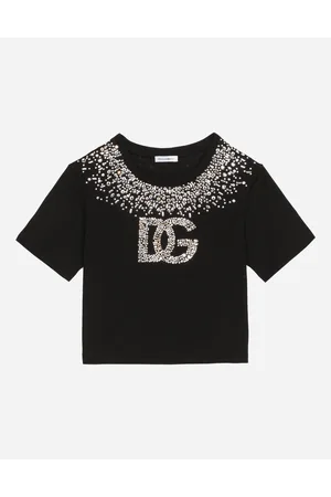 Dolce & Gabbana Camiseta De Punto Con Logotipo Dg - Mujer Camisetas Y Sudaderas 3 Years