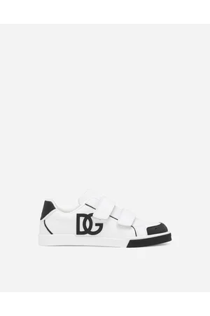 Dolce & Gabbana Zapatilla Portofino En Piel De Becerro - Hombre Zapatos (24-38) Negro Piel 27