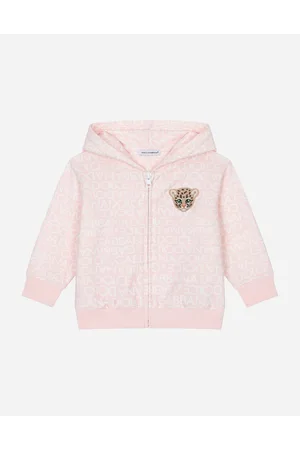 Dolce & Gabbana Sudadera Con Capucha De Punto Con Estampado Logomania Y Parche - Hombre Partes De Arriba Punto 3/6 Months