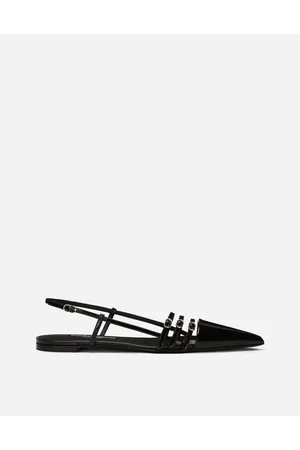 Dolce & Gabbana Zapato Destalonado De Charol - Mujer Zapatos De Salón Y Destalonados Piel 36.5