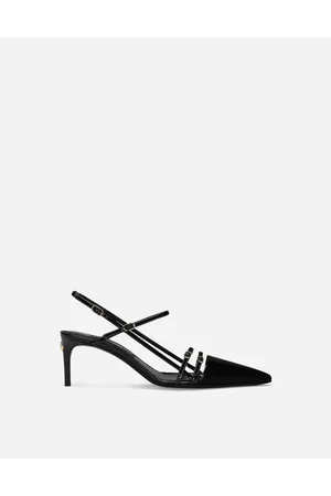 Dolce & Gabbana Zapato Destalonado De Charol - Mujer Zapatos De Salón Y Destalonados Piel 36