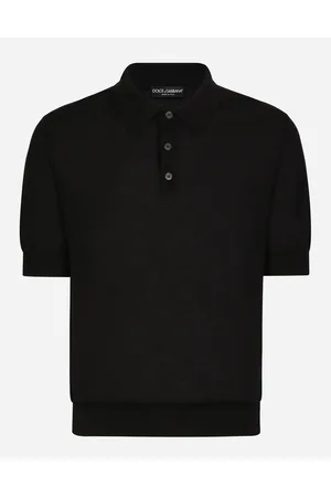Dolce & Gabbana Pull Polo En Cachemire Extrafin - Hombre Prendas De Punto Negro Cachemira 44