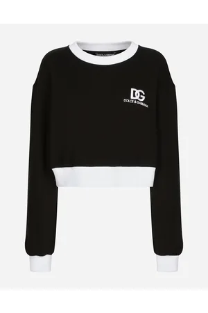 Dolce & Gabbana Sudadera De Punto Con Logotipo Dg Bordado - Mujer Camisetas Y Sudaderas 36