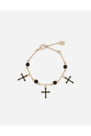 Dolce & Gabbana Pulsera Con Colgantes De Cruz - Mujer Bisutería Metal Onesize