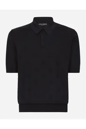 Dolce & Gabbana Polo De Seda Con Bordado Integral Del Logotipo Dg - Hombre Prendas De Punto 58