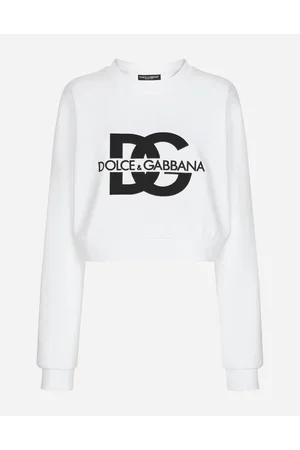 Dolce & Gabbana Sudadera De Punto Con Logotipo Dg Bordado - Mujer Camisetas Y Sudaderas 36
