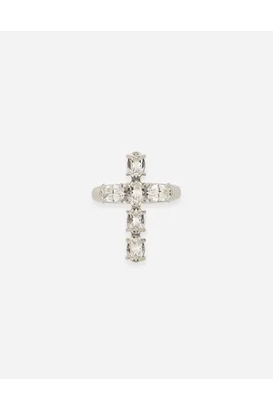 Dolce & Gabbana Anillo Con Cruz De Strass - Mujer Bisutería Metal S