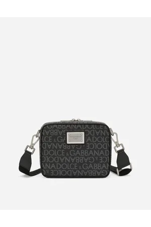 Dolce & Gabbana Bolso Bandolera De Tejido Jacquard Revestido - Hombre Bandoleras Multicolor Tela Onesize