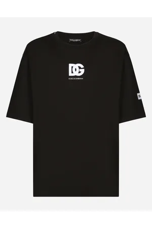 Dolce & Gabbana Short-sleeved T-shirt With Dg Logo Patch - Hombre Camisetas Y Polos 44