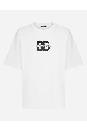 Dolce & Gabbana Short-sleeved T-shirt With Dg Logo Print - Hombre Camisetas Y Polos 46