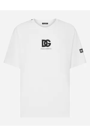 Dolce & Gabbana Short-sleeved T-shirt With Dg Logo Patch - Hombre Camisetas Y Polos 44