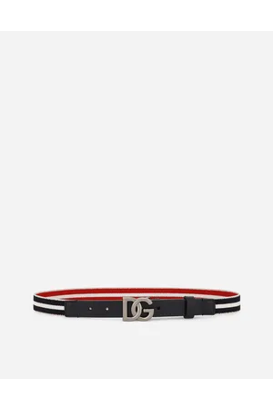Dolce & Gabbana Cinturón Elástico Con Logotipo Dg - Hombre Accesorios L