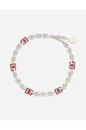 Dolce & Gabbana Short Necklace With Dg Multi-logo - Mujer Bisutería Metal Onesize