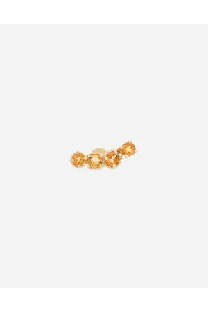 Dolce & Gabbana Pendiente En Oro Amarillo De 18 Kt Con Citrinos - Mujer Pendientes Onesize