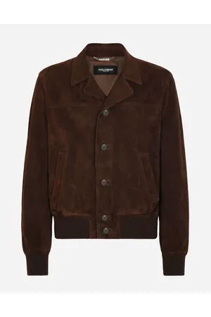 Dolce & Gabbana Nappa Suede Bomber Jacket - Hombre Abrigos Y Chaquetas Multicolor 48