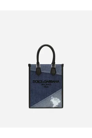 Dolce & Gabbana Bolso Pequeño En Patchwork De Denim - Hombre Bolsos Shopper Multicolor Onesize